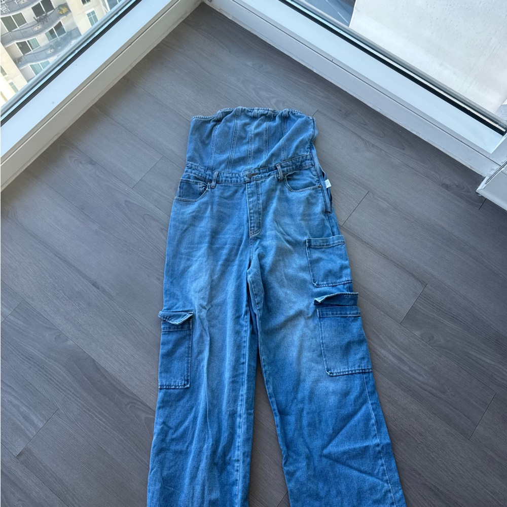 Denim jumpsuit